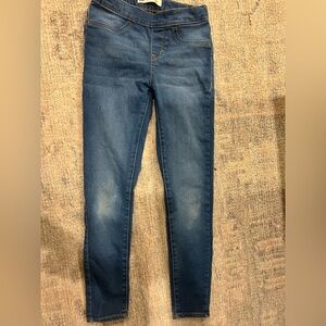 Levi's Kids put on leggings blue Jeans in size 8 regular